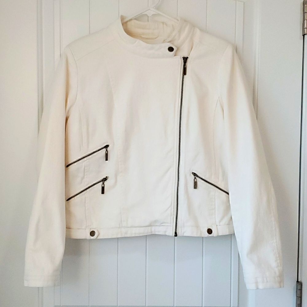 Twiggy London Moto Jacket, size Medium